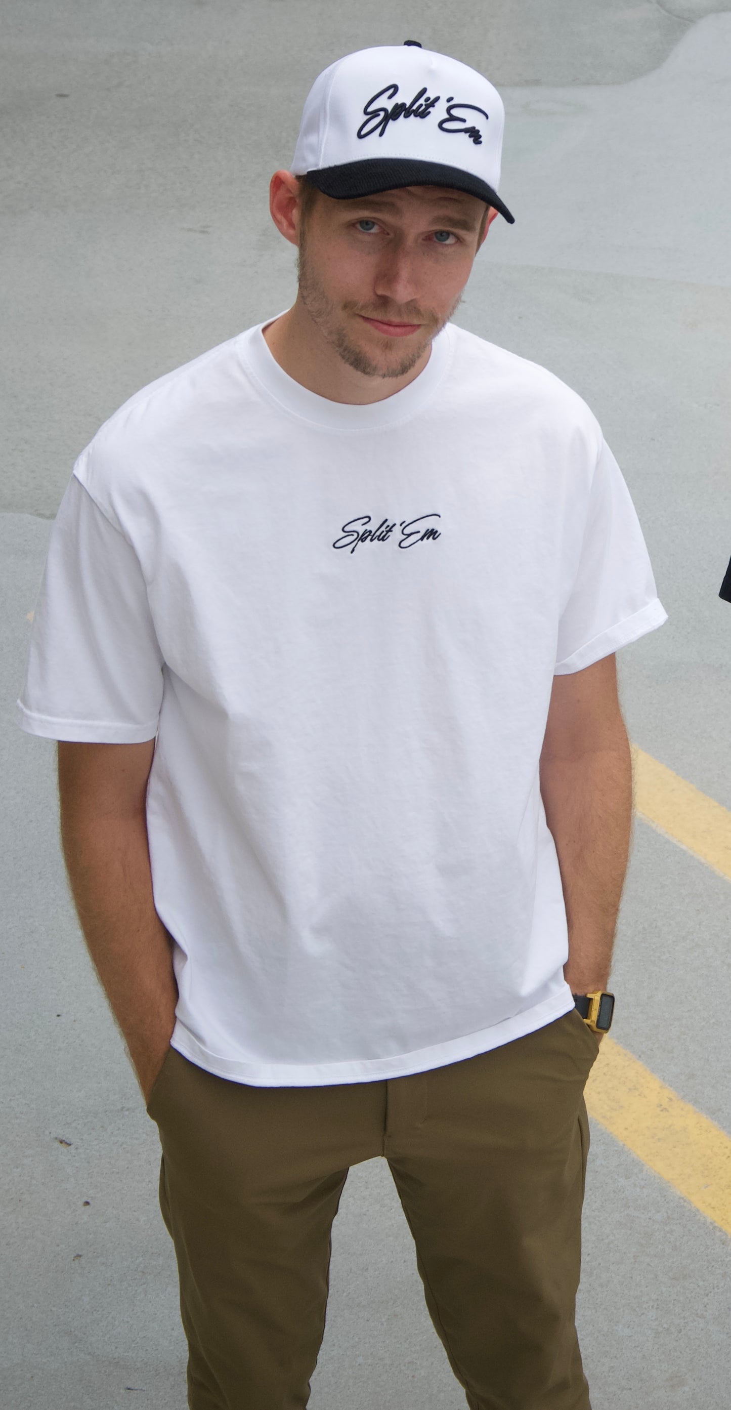 The Split ’Em Classic Tee - White