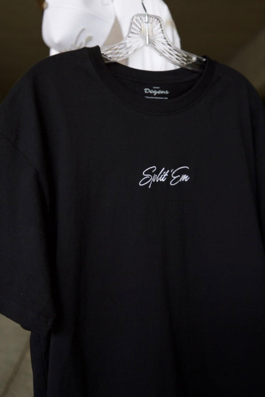 The Split ’Em Classic Tee - Black