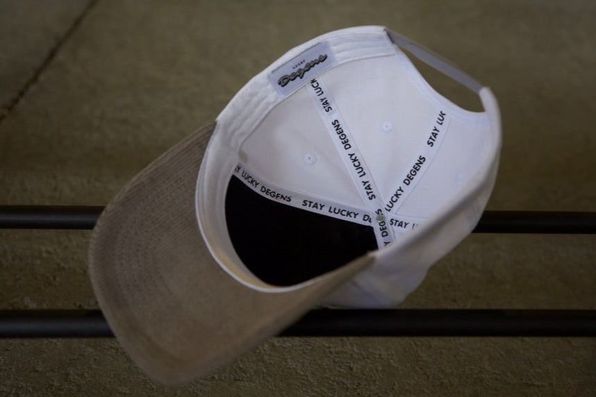 Split ’Em Hat – White & Gray Edition