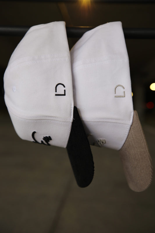 Split ’Em Hat – White & Gray Edition