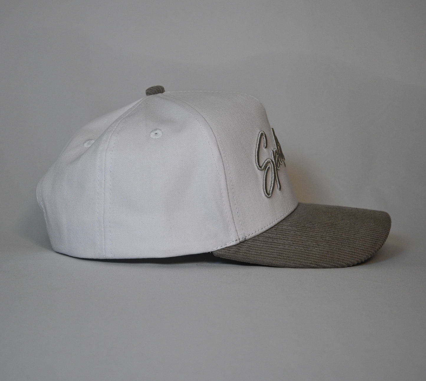 Split ’Em Hat – White & Gray Edition