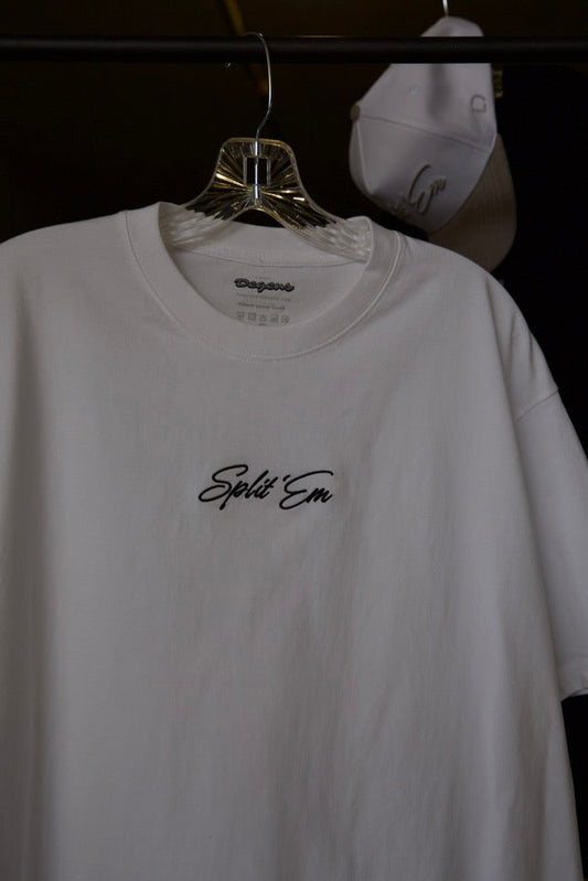 The Split ’Em Classic Tee - White